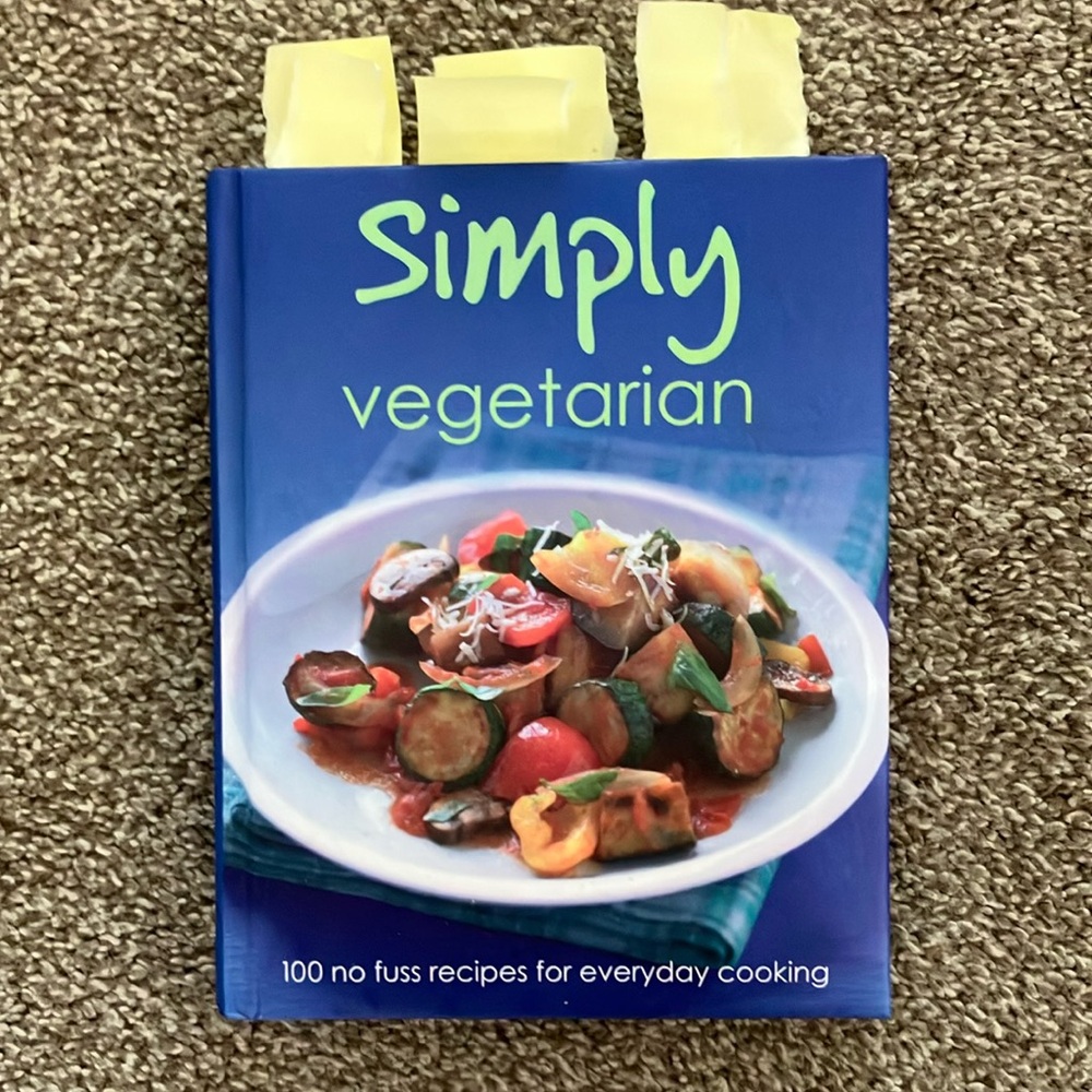 Vegetarian Cookbook - Blue Cover
